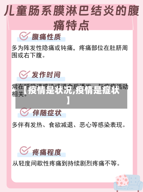 【疫情是状况,疫情是症状】