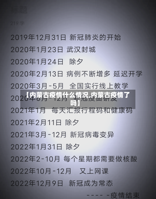 【内蒙古疫情什么情况,内蒙古疫情了吗】-第2张图片