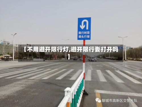 【不用避开限行灯,避开限行要打开吗】