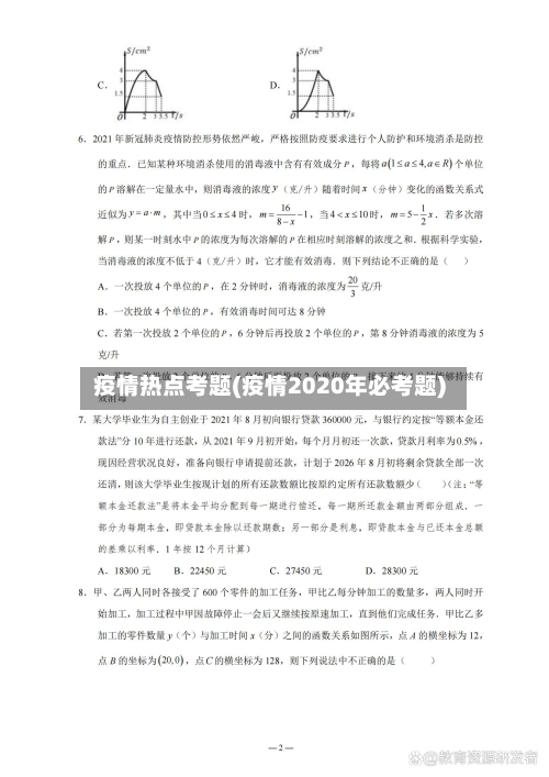 疫情热点考题(疫情2020年必考题)