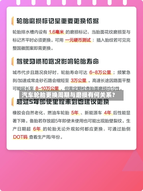 汽车轮胎更换周期与磨损有何关系?-第3张图片