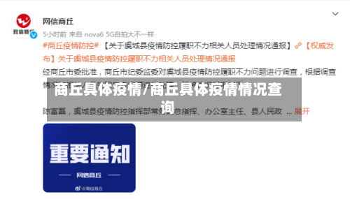 商丘具体疫情/商丘具体疫情情况查询-第3张图片