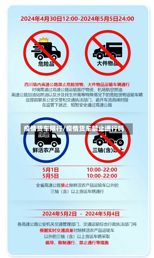 疫情货车限行/疫情货车禁止通行吗-第3张图片