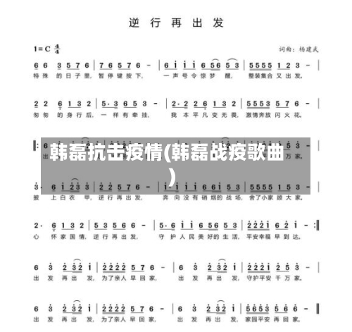 韩磊抗击疫情(韩磊战疫歌曲)-第2张图片