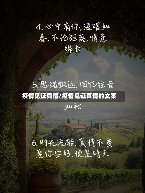 疫情见证真情/疫情见证真情的文案-第2张图片