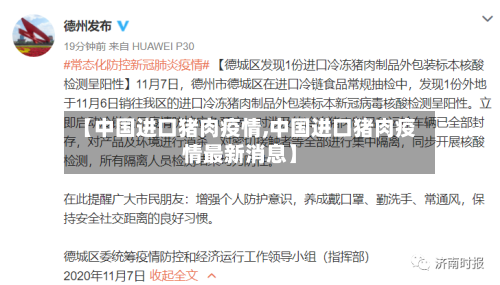 【中国进口猪肉疫情,中国进口猪肉疫情最新消息】-第2张图片