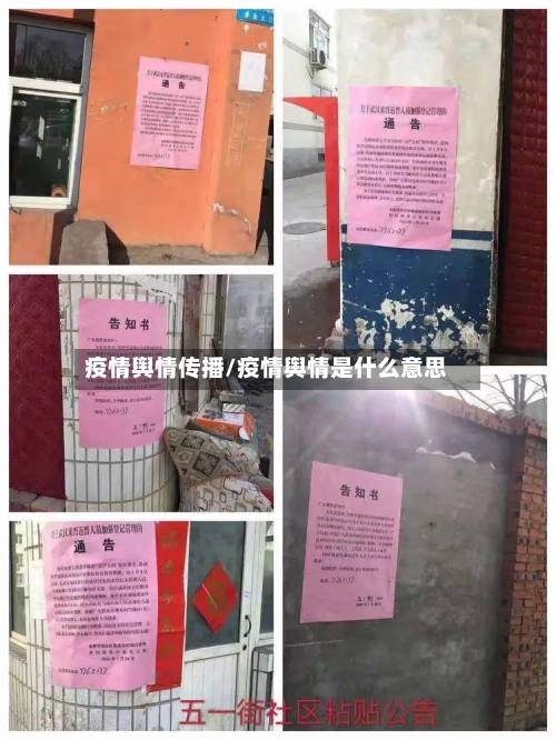 疫情舆情传播/疫情舆情是什么意思