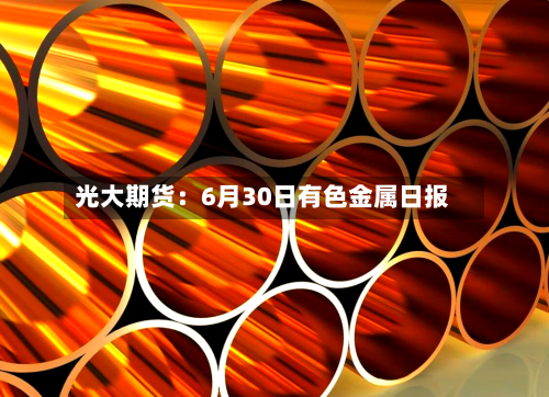 光大期货：6月30日有色金属日报