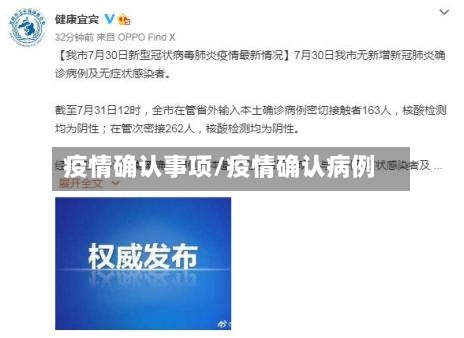 疫情确认事项/疫情确认病例-第2张图片