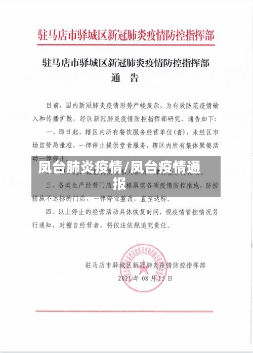 凤台肺炎疫情/凤台疫情通报