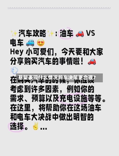 悬架表现什么情况购车决策更合理?-第2张图片
