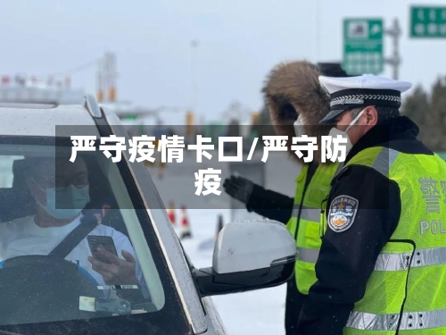 严守疫情卡口/严守防疫-第3张图片