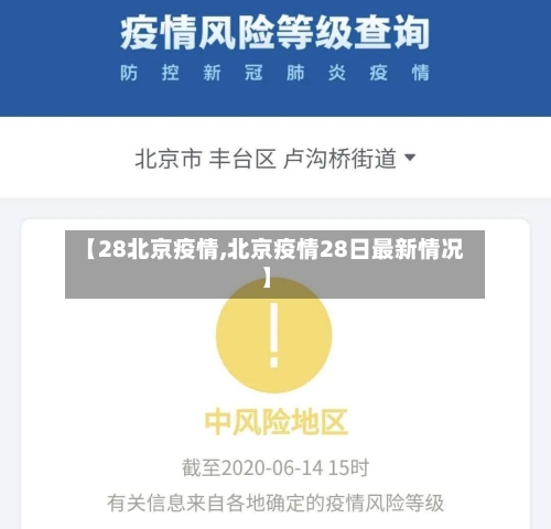 【28北京疫情,北京疫情28日最新情况】