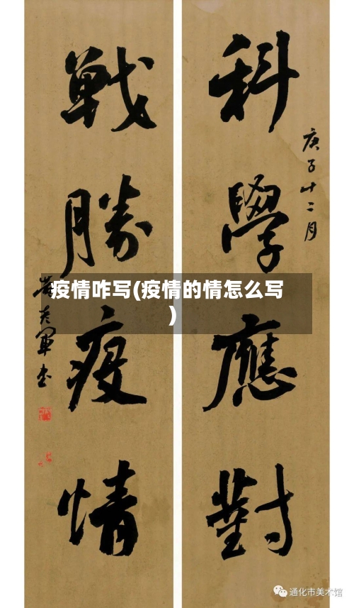 疫情咋写(疫情的情怎么写)