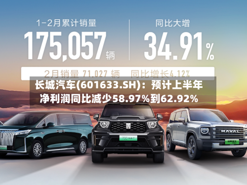 长城汽车(601633.SH):预计上半年净利润同比减少58.97%到62.92%-第2张图片