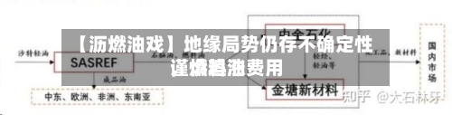 【沥燃油戏】地缘局势仍存不确定性，燃料油费用谨慎追涨
